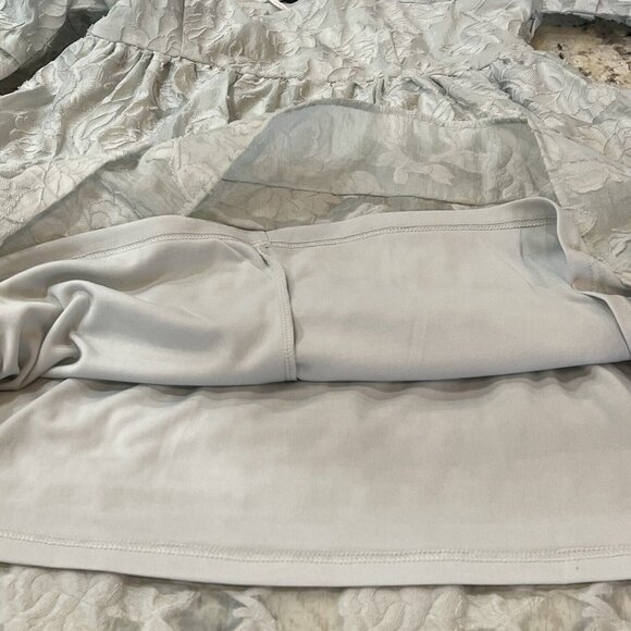 NWT $52 BaeVely Rylee Mini Dress Medium Baby Blue Ethereal Feminine Fairycore - Picture 16 of 16